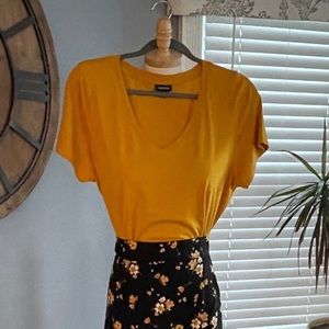 Torrid 2Pc Set Floral Challis Ruffle Hi-Lo Maxi Skirt